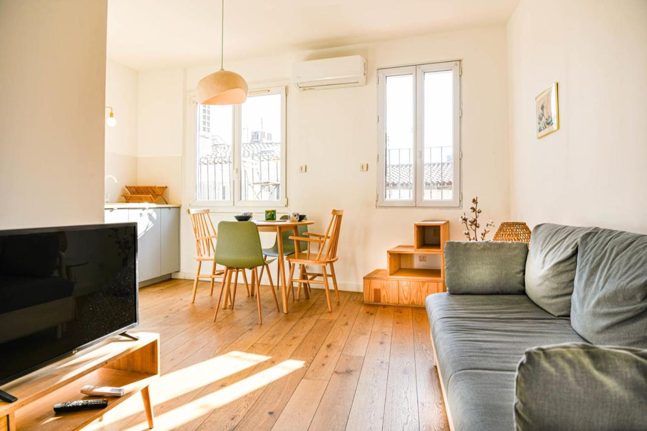 Terrasse Ensoleillee Au Coeur Du Cours Julien Appartement Marseilles Buitenkant foto